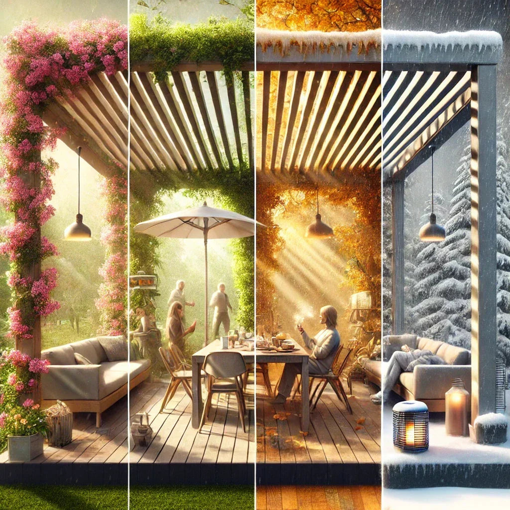 Pourquoi la pergola bioclimatique est utile tout au long de l’année ?