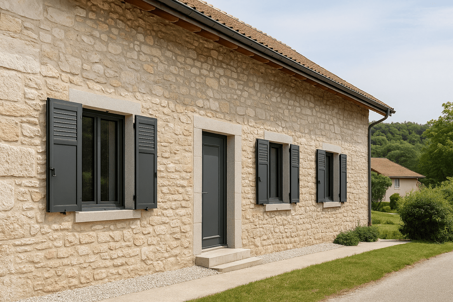 Volet battant Internorm pour maison Isère - Savoie