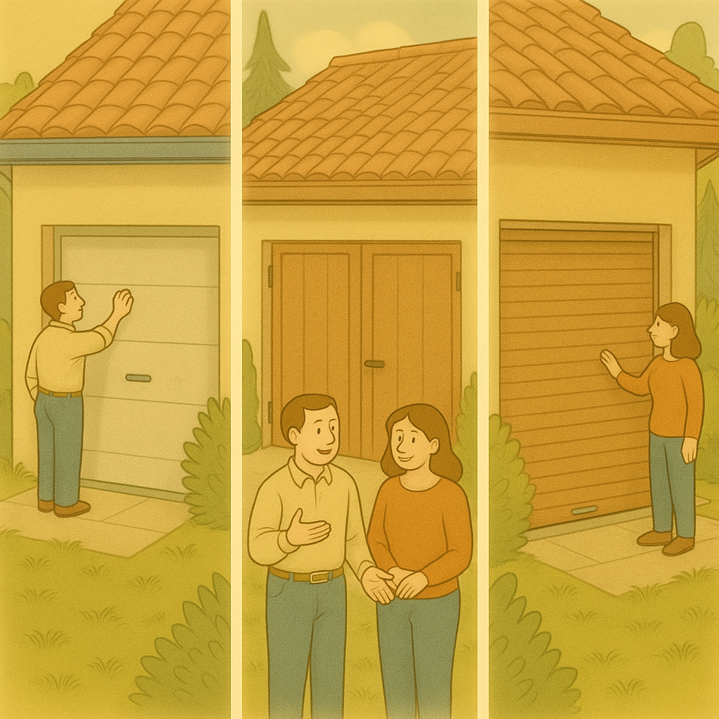 Quelle Porte de Garage choisir en Isère et Savoie ? Sectionnelle, battante ou coulissante : Le Guide comparatif