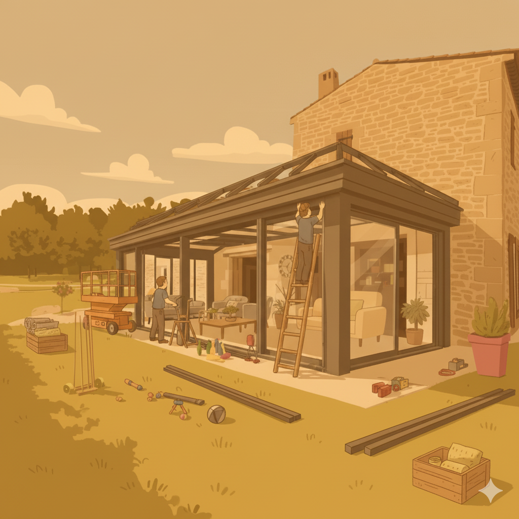 Guide pratique : Les démarches administratives pour une véranda en Isère et en Savoie.