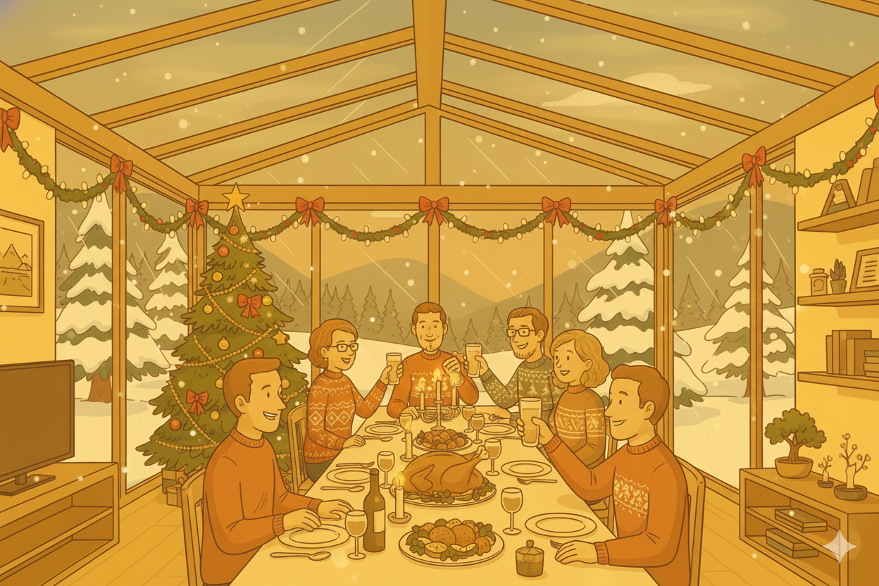 L'Extension Concept Alu, le salon de Noël le plus isolé d'Isère et Savoie