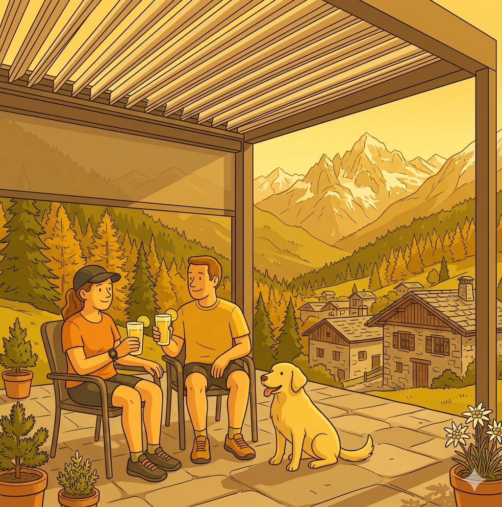 Pergola Bioclimatique : transformez votre terrasse en cocon dès les premiers rayons d'avril