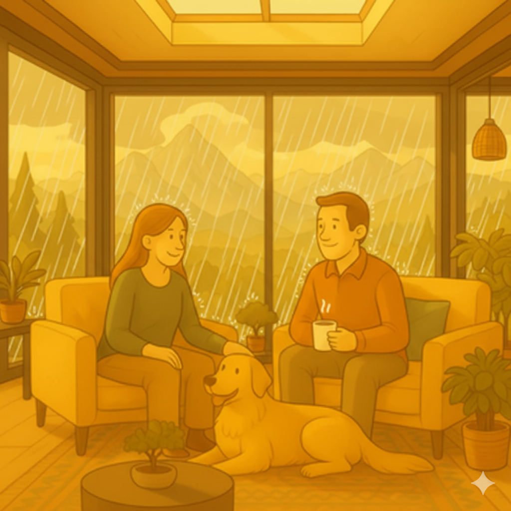 L’art de vivre la pluie en Savoie : pourquoi l’Extension de maison est le nouveau salon d'hiver