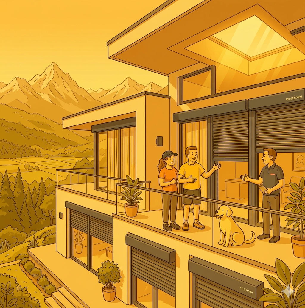 Volets roulants Internorm : le bouclier thermique indispensable pour votre habitat en Savoie et Isère