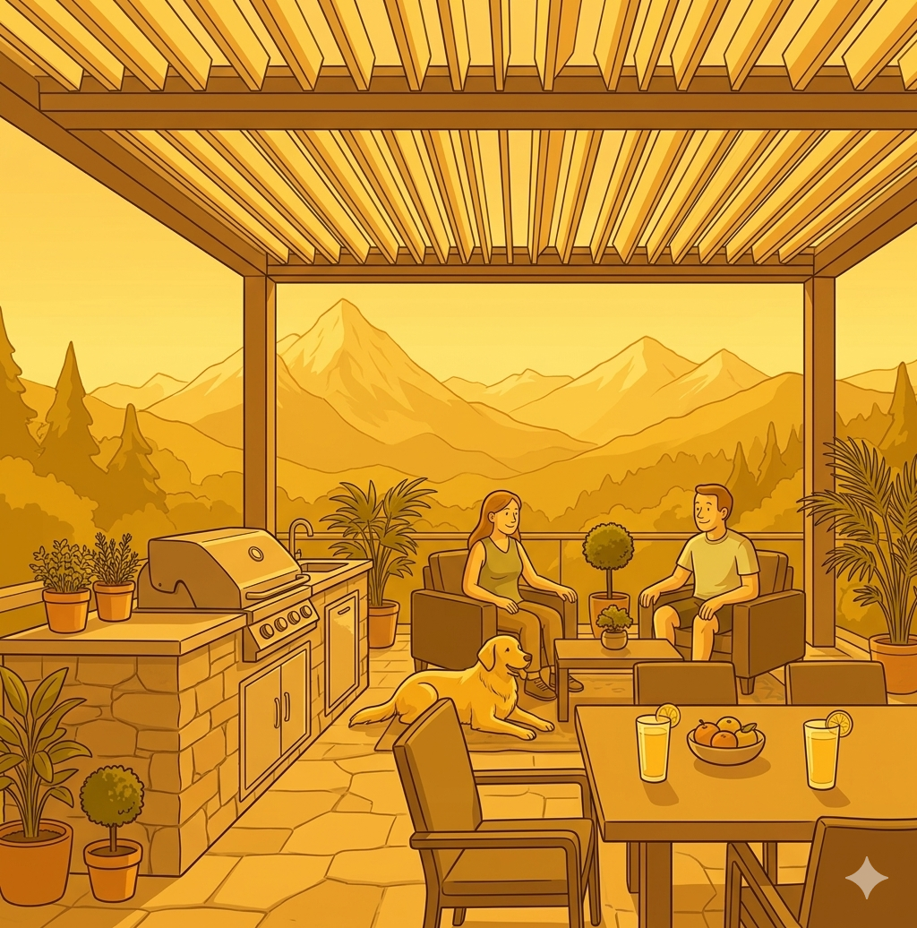 Ponts de mai : créez votre espace de vie extérieur avec une Pergola