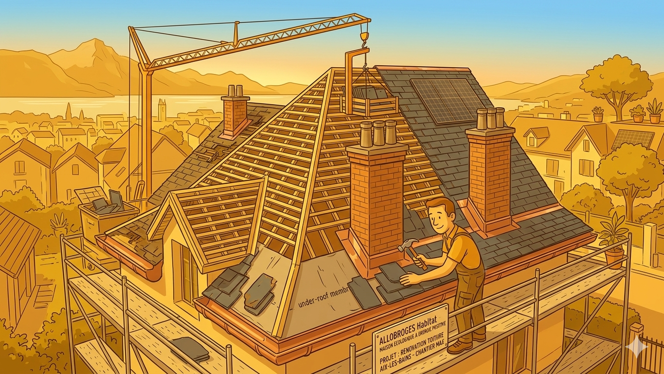 Le carnet de bord de Max : 165 m² de technicité face au Revard