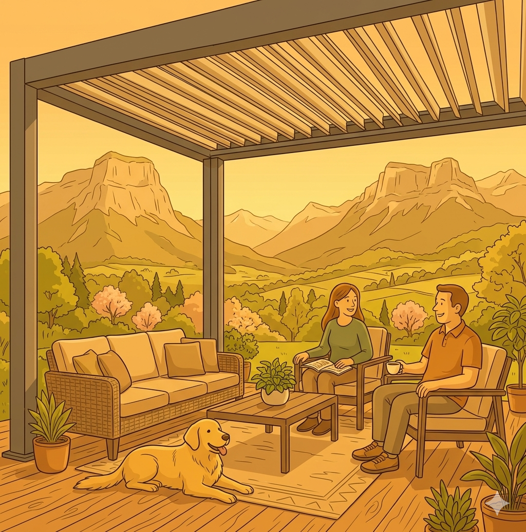 Pourquoi le printemps est la saison idéale pour installer votre pergola bioclimatique en Savoie et Isère ?