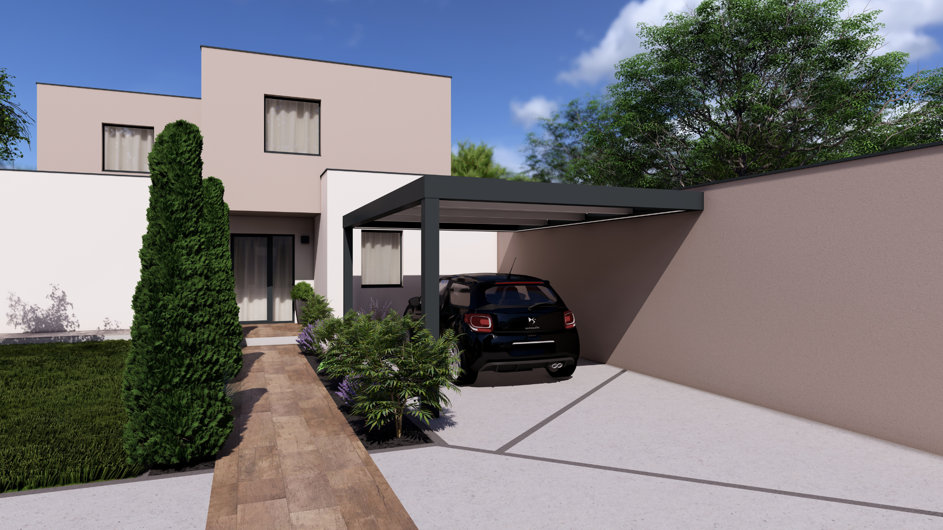 Les options du Carport