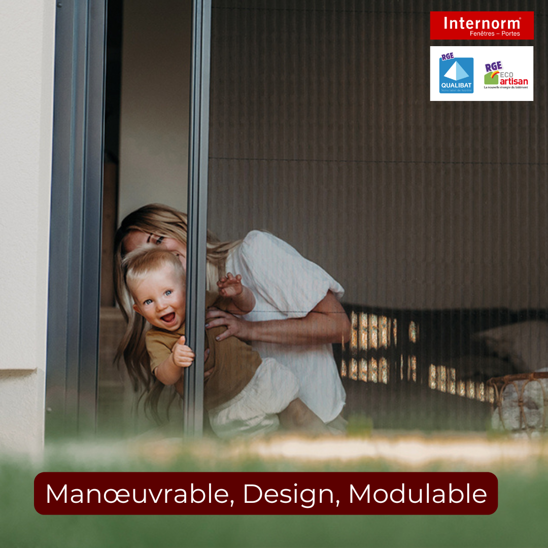 Moustiquaire accordéon Internorm