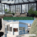 Comparaison des avantages d'une véranda en été et en hiver