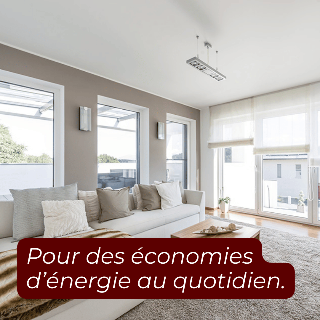 Fenêtre pour économie d'énergie