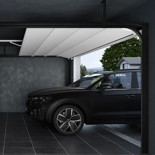 Porte de garage moderne et resistante en Savoie