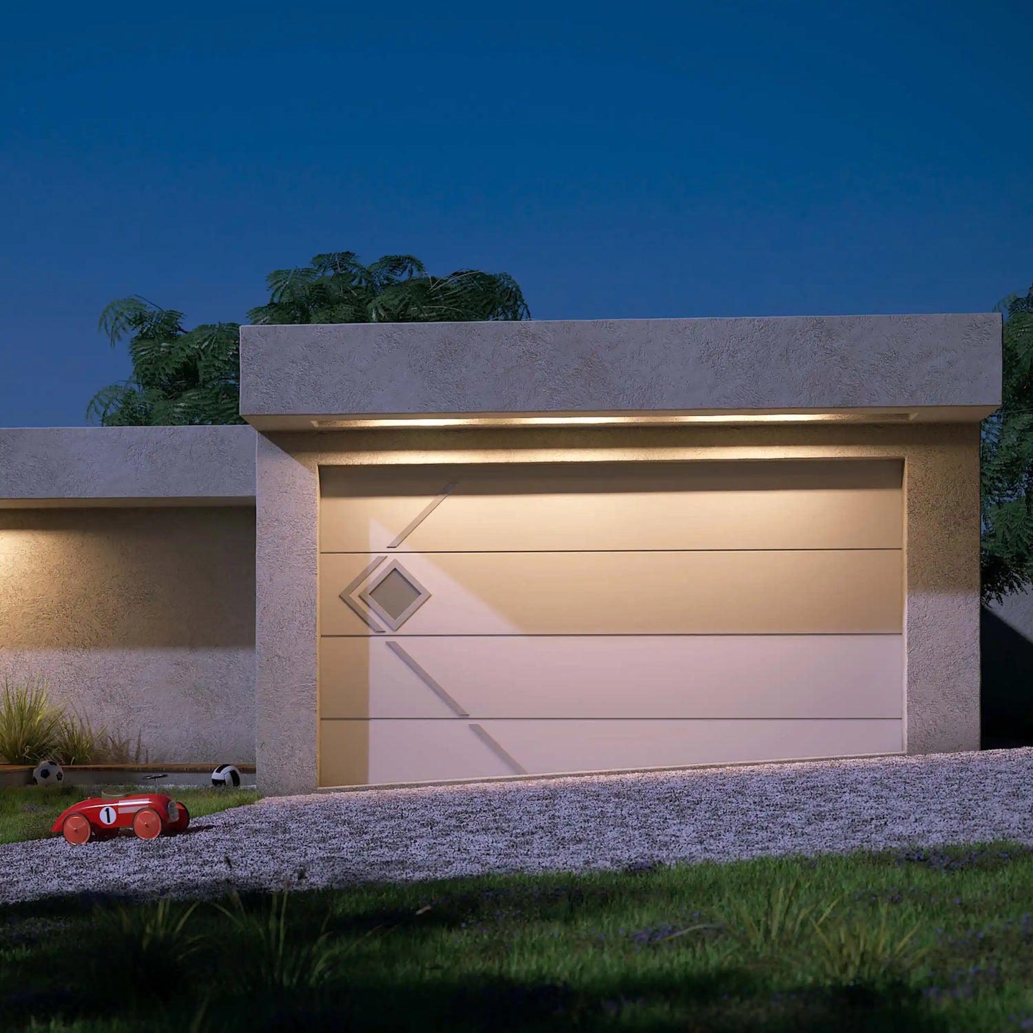 Porte de garage moderne et resistante en Isère