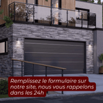 Porte de garage moderne et resistante en Savoie