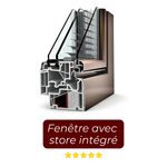 fenêtre avec store integré Internorm 2