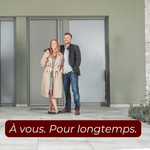 porte d'entrée en aluminium Internorm