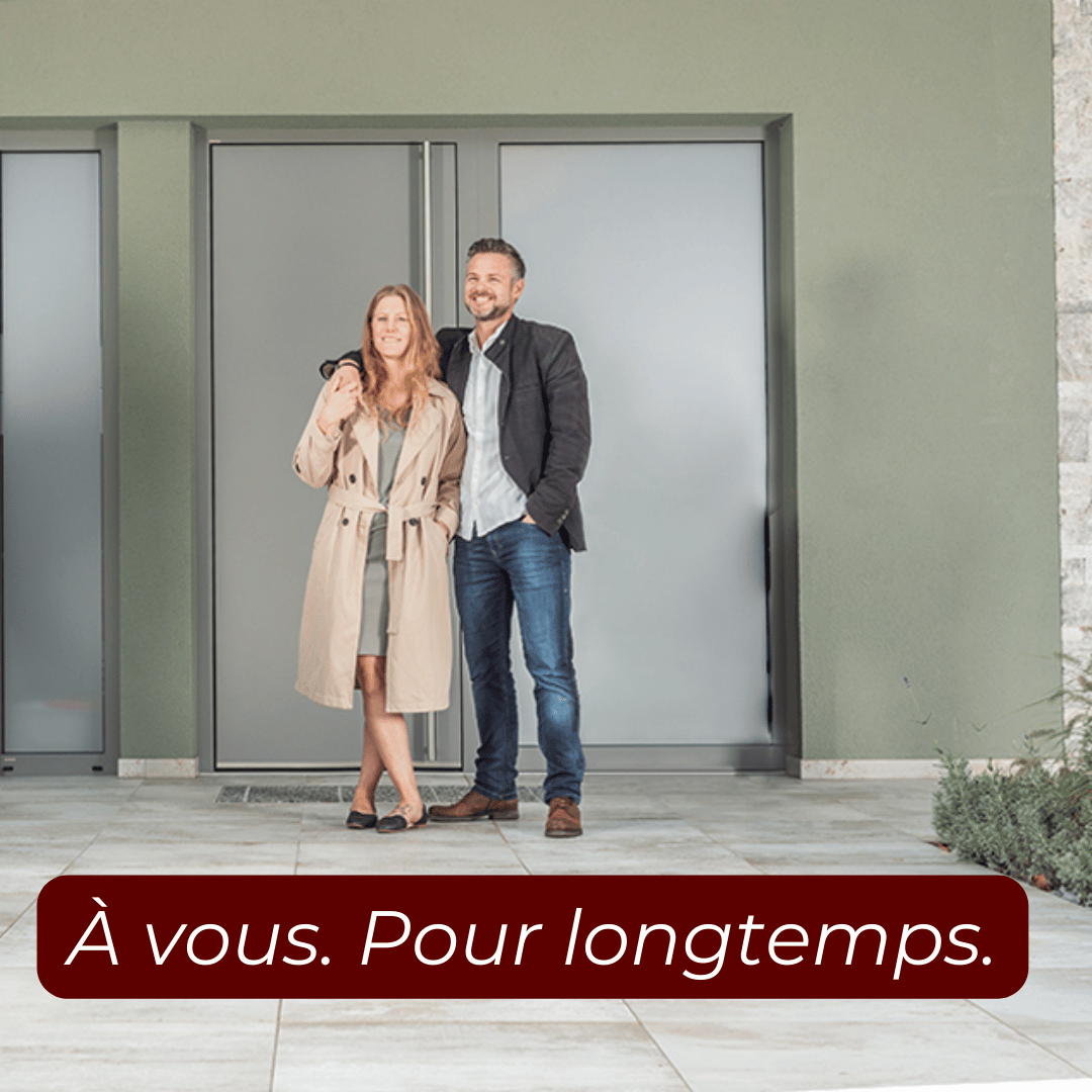 porte d'entrée en aluminium Internorm