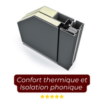 porte d'entrée en aluminium Internorm