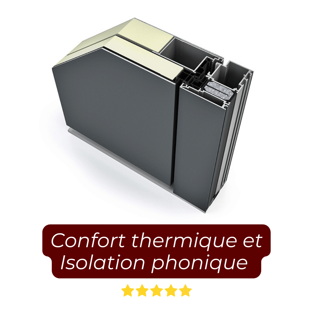 porte d'entrée en aluminium Internorm
