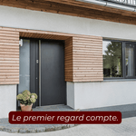 porte d'entrée en aluminium Internorm