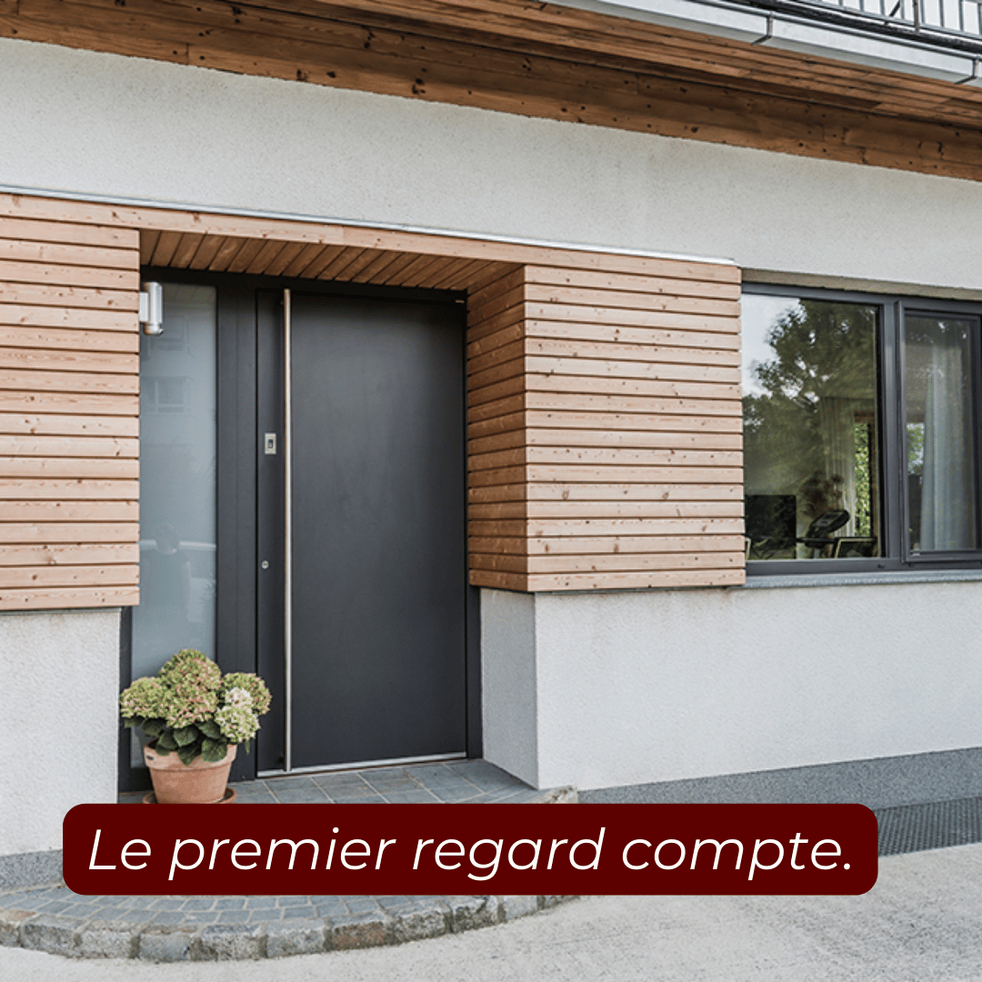 porte d'entrée en aluminium Internorm