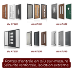 porte d'entrée en aluminium Internorm